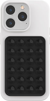 Silicone Phone Sticky Grip, Suction Phone Case Mount for iPhone and Android, Hands-Free Sticky Cell Phone Grip, Mobile Fidget Mirror Holder for Selfies and Videos