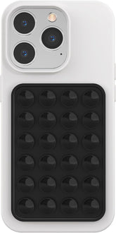 Silicone Phone Sticky Grip, Suction Phone Case Mount for iPhone and Android, Hands-Free Sticky Cell Phone Grip, Mobile Fidget Mirror Holder for Selfies and Videos