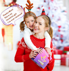 YLL Karaoke Machine for Kids, Portable Mini Speaker with 2 Wireless Microphones, TOP Kids Gifts for Girls Ages 3, 4, 5, 6, 7, 8, 9, 10+ Years Old, 4-12th Birthday Singing Present Toy Party (Purple)