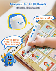 TEKFUN Learn to Read Words Books with Talking Pen, Educational Autism Sensory Toys for Kids, 500+ Learning Activities, Toddler Birthday Gifts for Boys Girls Ages 1-6