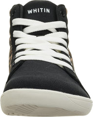 WHITIN Women's Wide High-Top Canvas Barefoot Sneakers | Minimalist Street-Ready Fit | Comfort-Forward Ankle Support