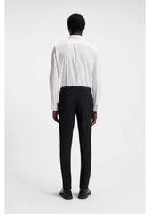 Extra-slim-fit shirt in stretch-cotton canvas