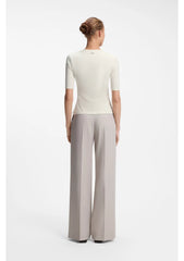 Slim-fit T-shirt in cotton, modal and stretch