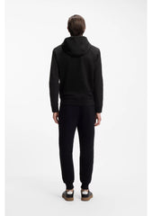 Cotton-terry zip-up hoodie with signature-stripe trims