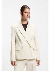 Regular-fit blazer in stretch cotton