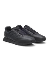 Low-top trainers with monogrammed uppers