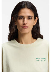 Cotton-jersey T-shirt with printed artwork