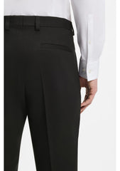 Extra-slim-fit trousers in wool-blend twill