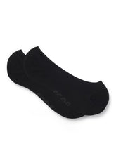 Two-pack of invisible socks in cotton-blend piqué