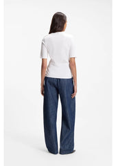 Slim-fit T-shirt in cotton, modal and silk