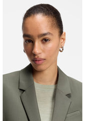 Slim-fit blazer in Italian virgin wool