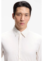 Performance regular-fit shirt with micro pattern