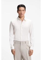 Performance regular-fit shirt with micro pattern