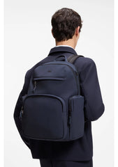 Water-repellent backpack with multiple pockets