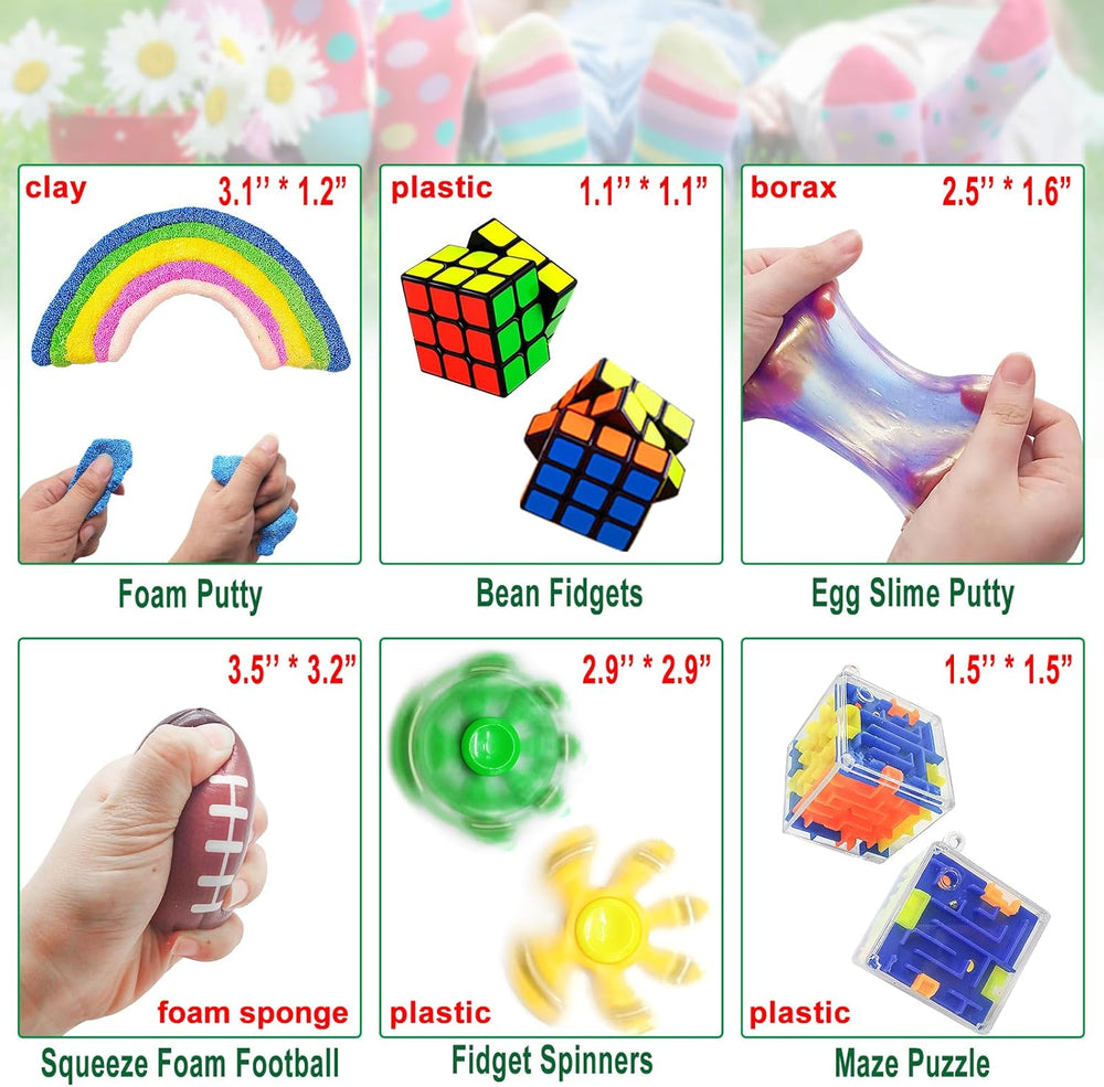Fidget Toy Set, 35 Pcs Sensory Toy for ADD, OCD, Autistic Children, Adults, Anxiety Autism to Stress Relief and Anti Anxiety with Motion Timer, Perfect for Classroom Reward with Gift Box