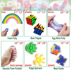 Fidget Toy Set, 35 Pcs Sensory Toy for ADD, OCD, Autistic Children, Adults, Anxiety Autism to Stress Relief and Anti Anxiety with Motion Timer, Perfect for Classroom Reward with Gift Box