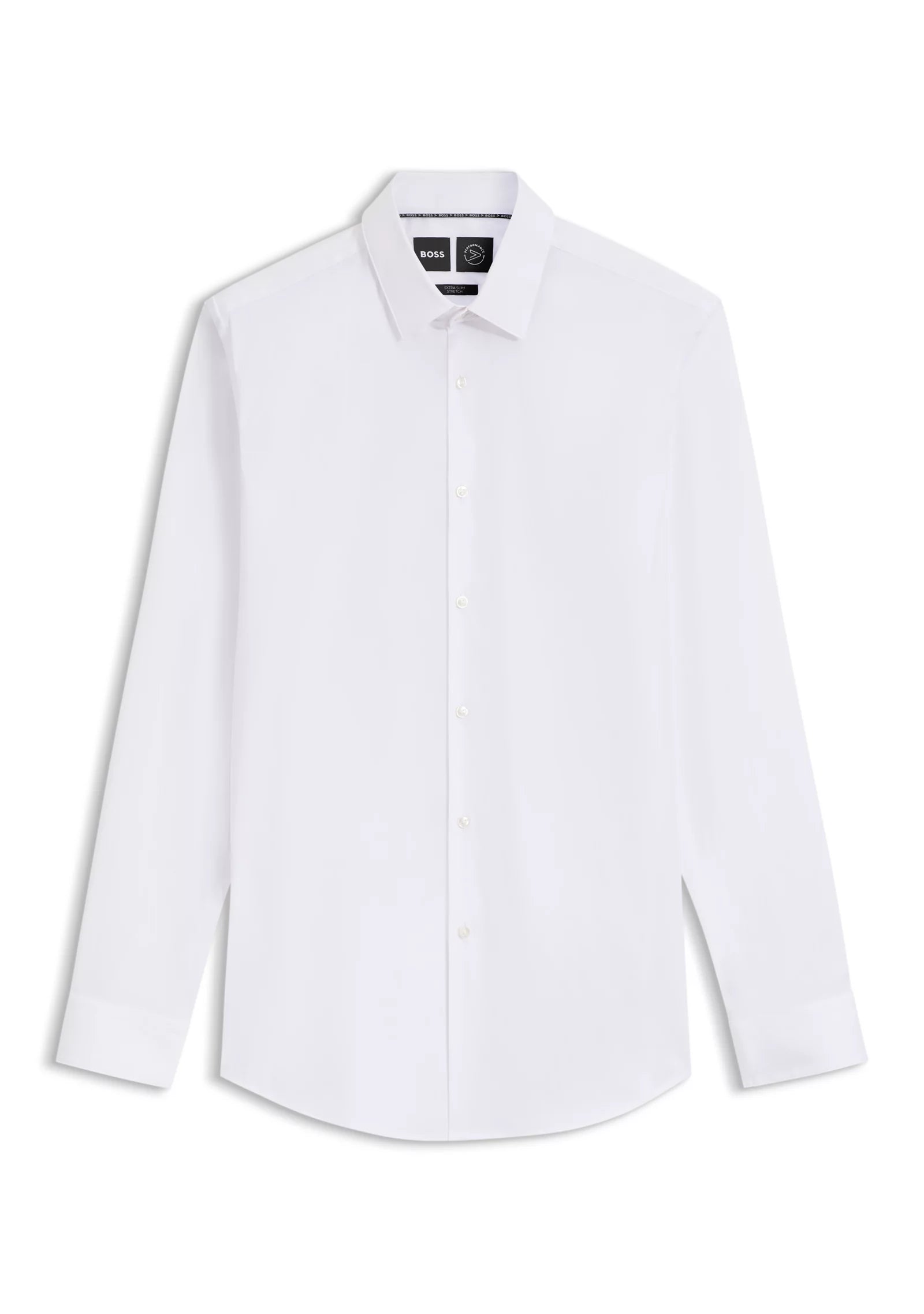 Extra-slim-fit shirt in easy-iron cotton-blend poplin