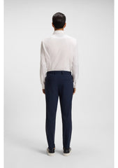 Extra-slim-fit shirt in easy-iron cotton-blend poplin