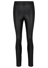 Skinny-fit high-waisted trousers with side zip