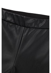 Skinny-fit high-waisted trousers with side zip