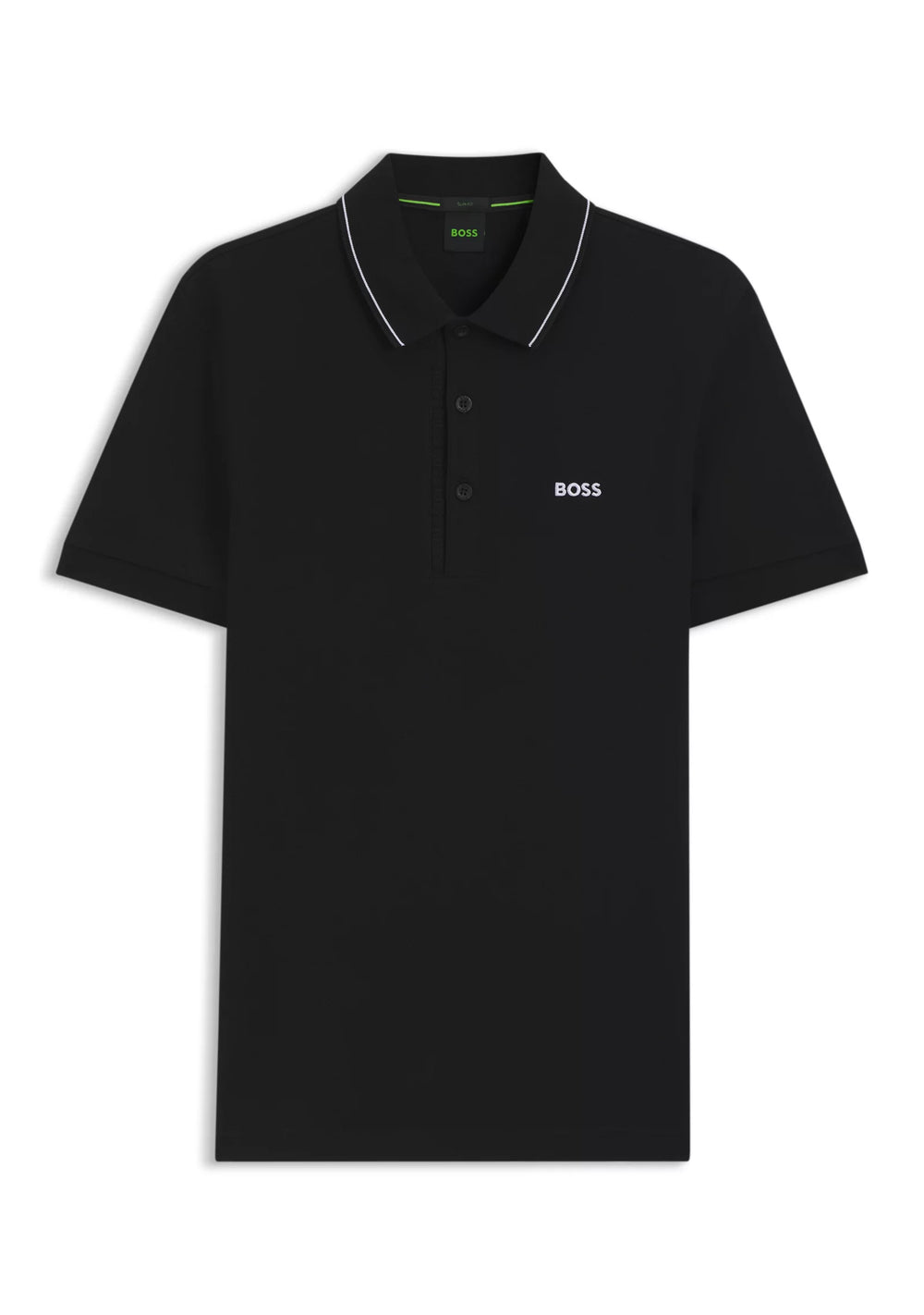Slim-fit cotton piqué polo shirt with logo