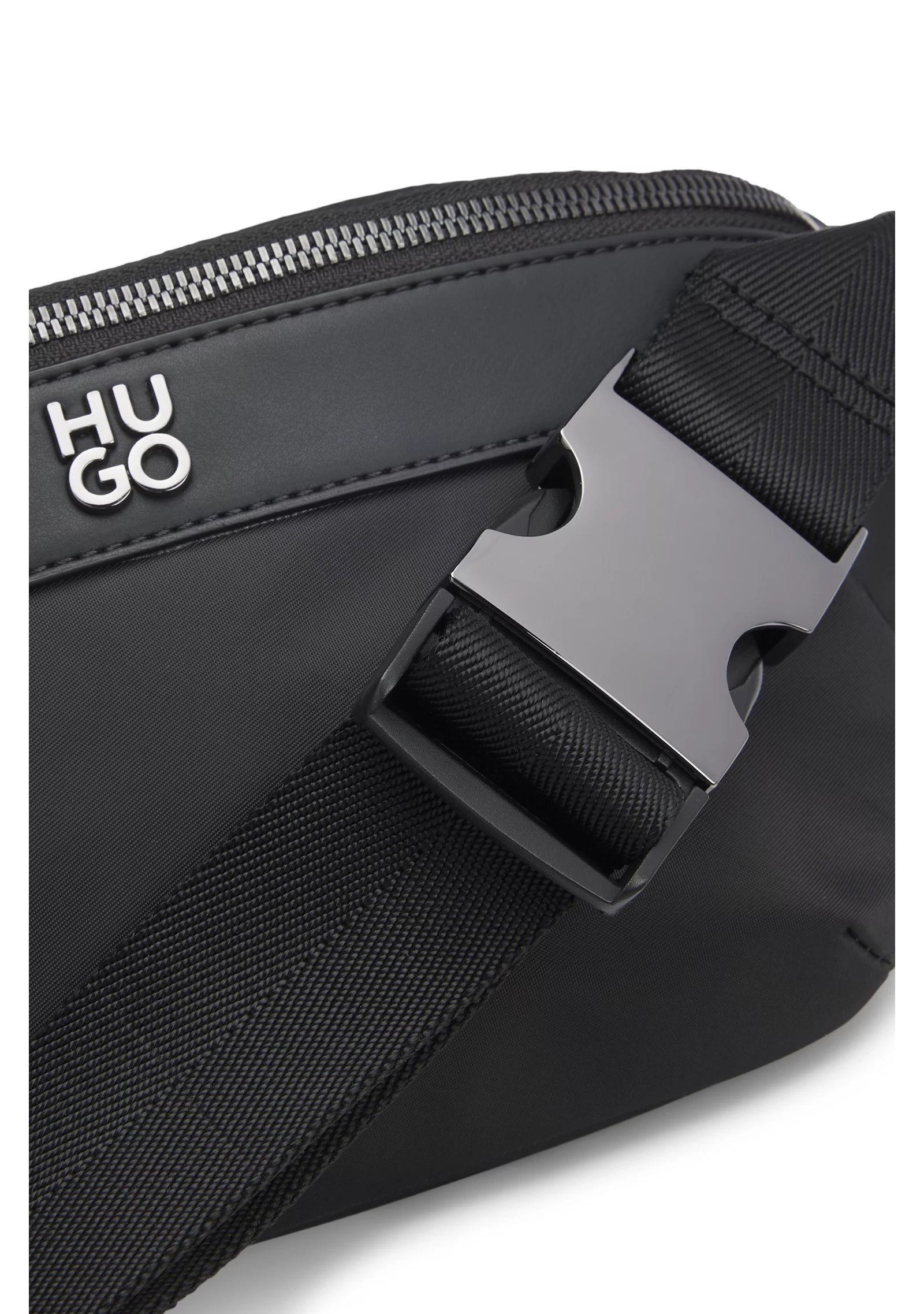 Twill belt bag with stacked-logo hardware