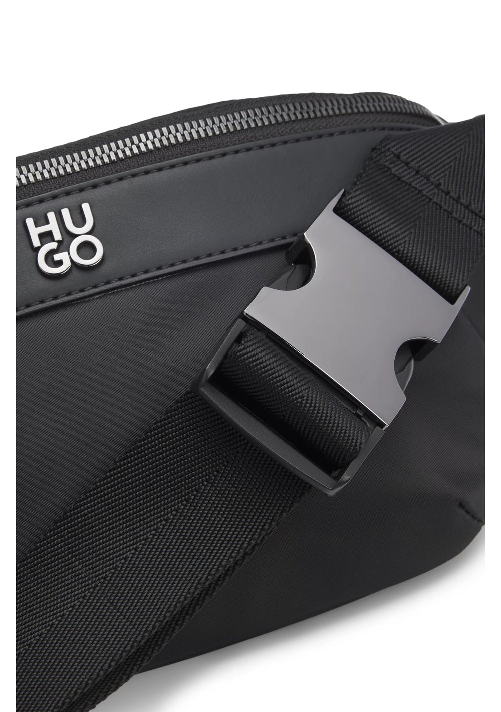 Twill belt bag with stacked-logo hardware