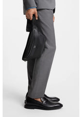 Twill belt bag with stacked-logo hardware