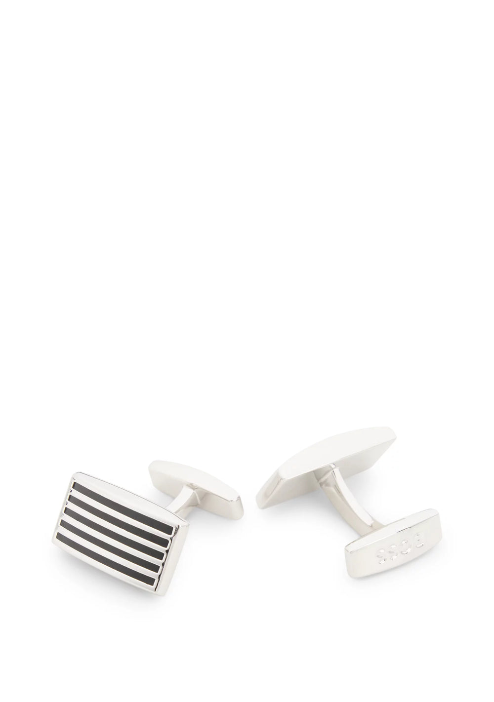 Cufflinks with coloured lines
