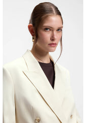 Regular-fit blazer in stretch cotton