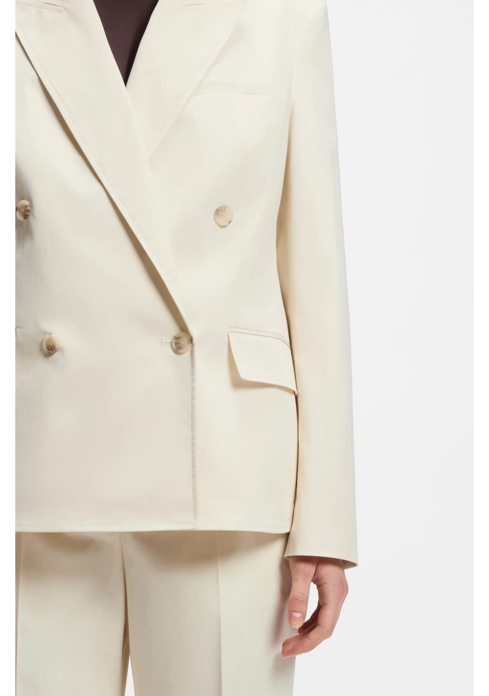Regular-fit blazer in stretch cotton
