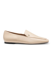 Leather loafers with Double B monogram trim