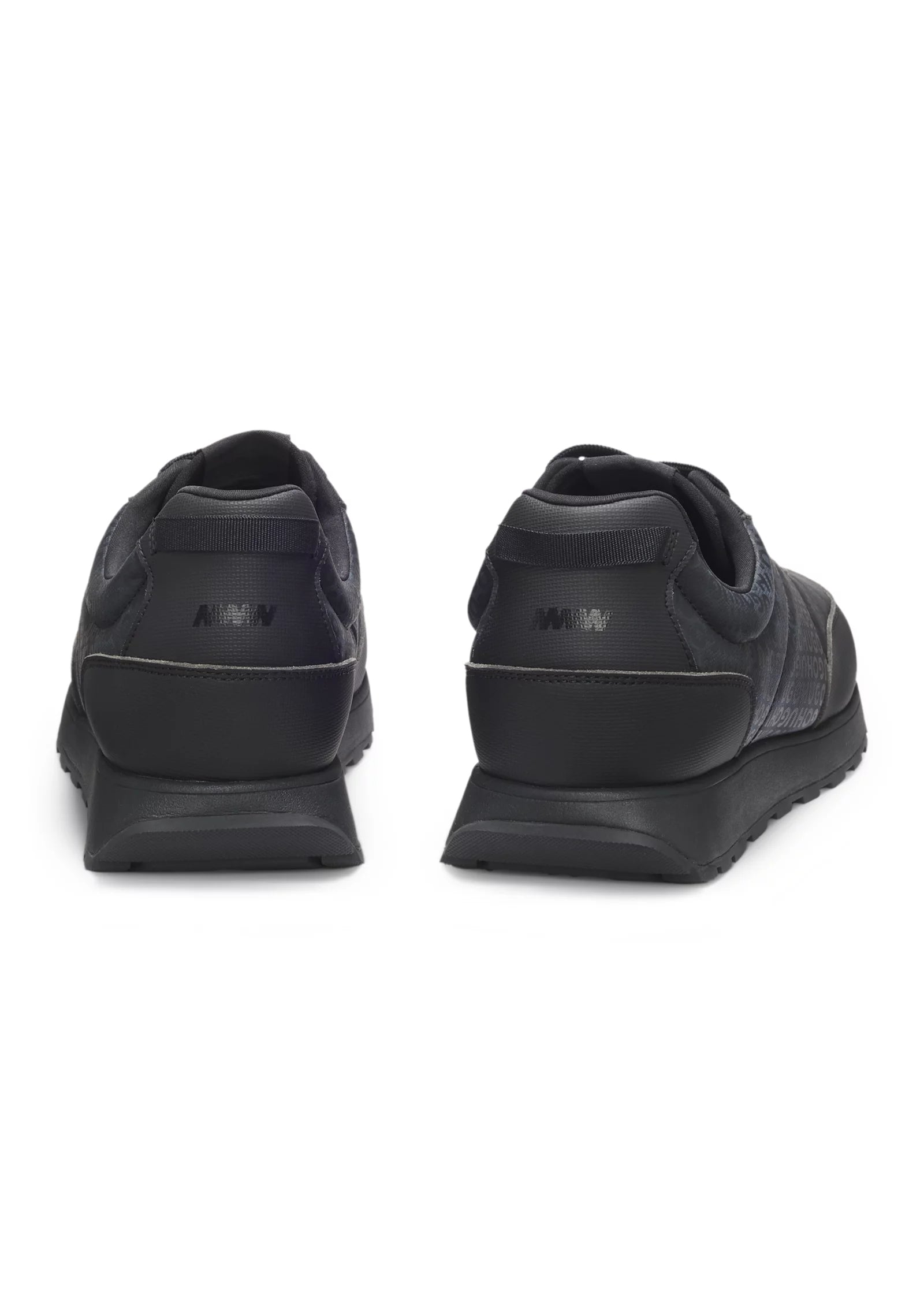Low-top trainers with monogrammed uppers