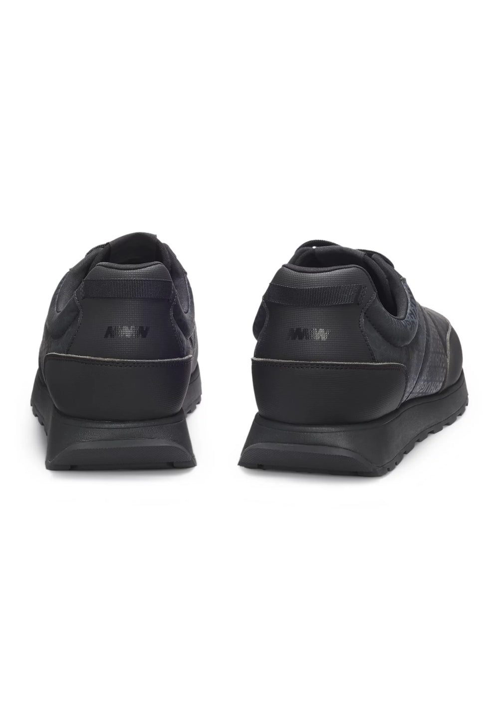 Low-top trainers with monogrammed uppers