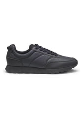 Low-top trainers with monogrammed uppers