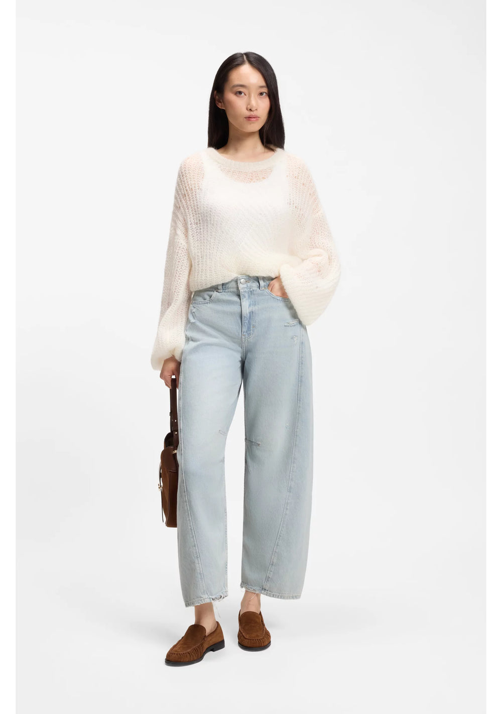Relaxed-fit jeans with balloon leg