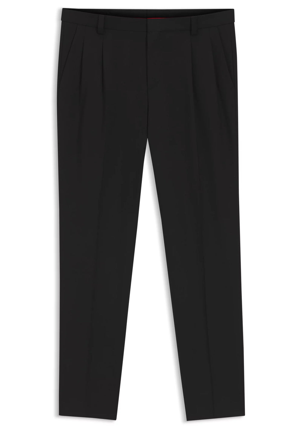 Extra-slim-fit trousers in wool-blend twill