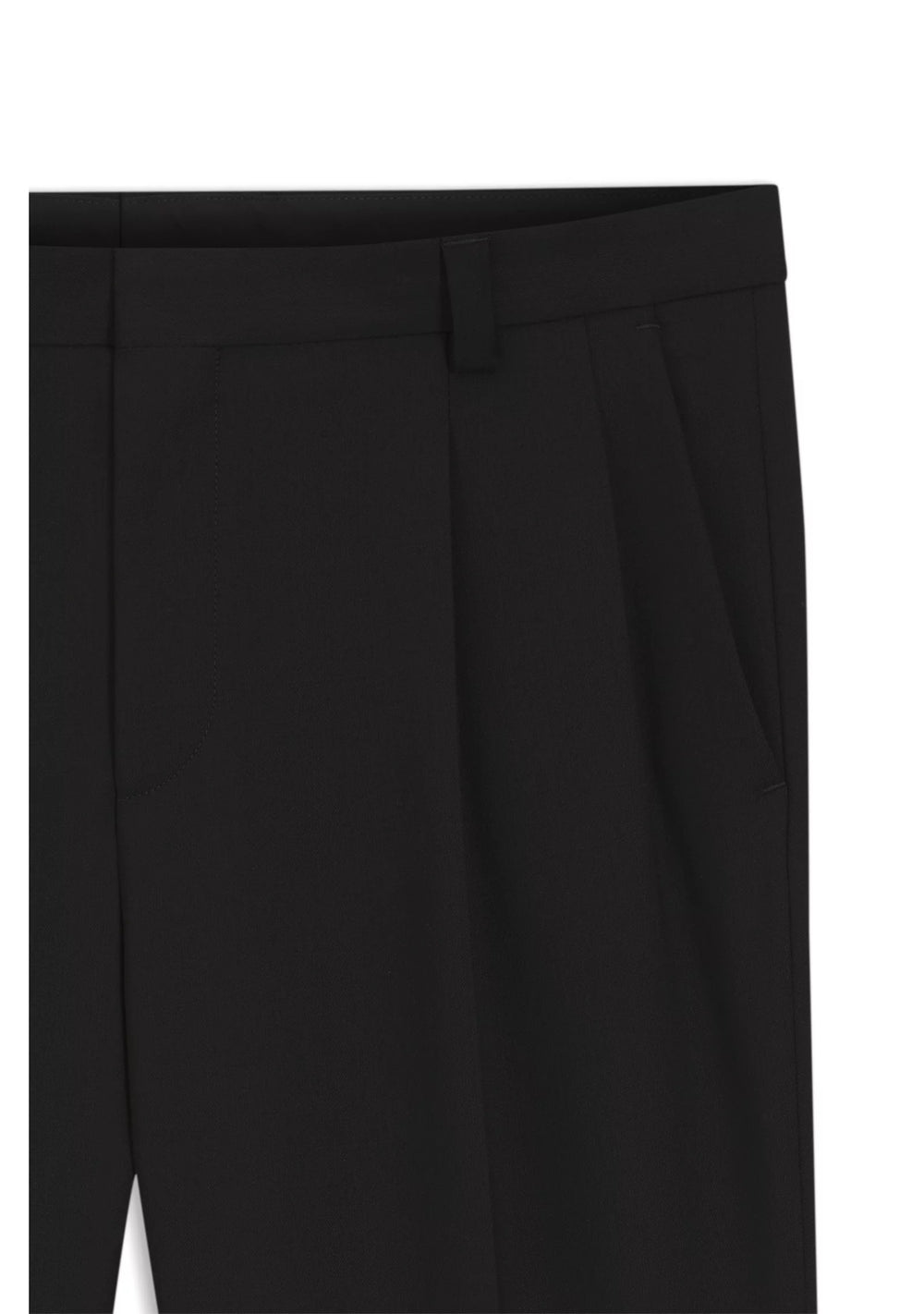 Extra-slim-fit trousers in wool-blend twill
