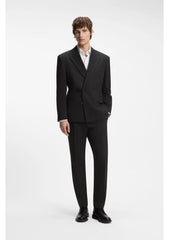 Extra-slim-fit trousers in wool-blend twill