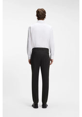 Extra-slim-fit trousers in wool-blend twill