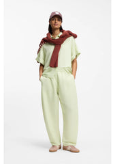 Regular-fit blouse with rolled cuffs