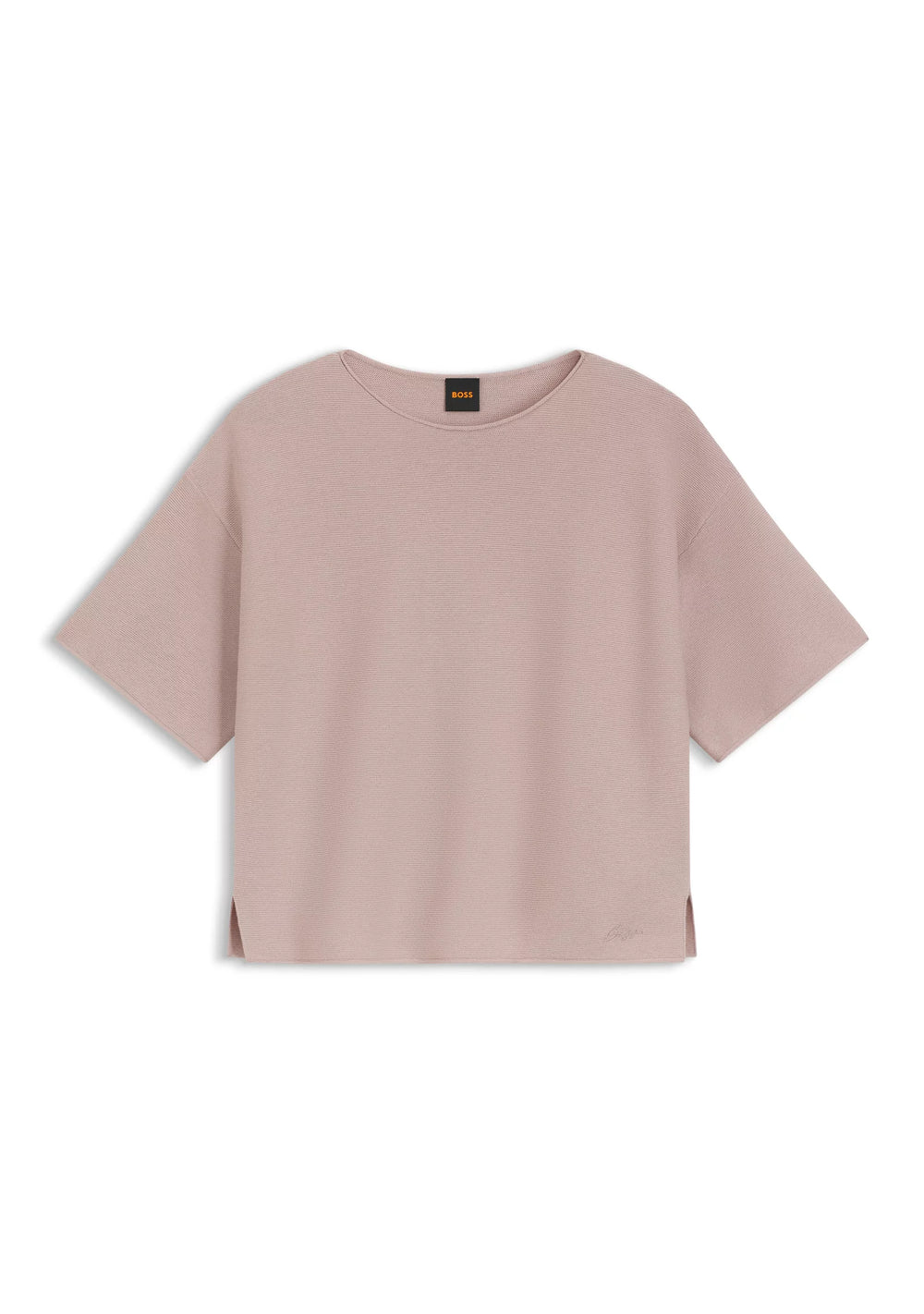 Relaxed-fit sweater in cotton and virgin wool