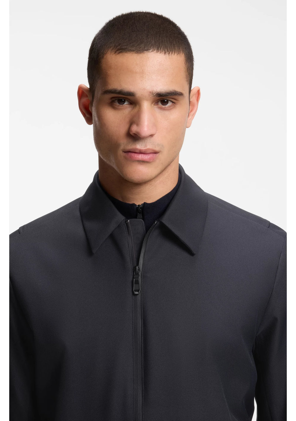 Water-repellent jacket in stretch material