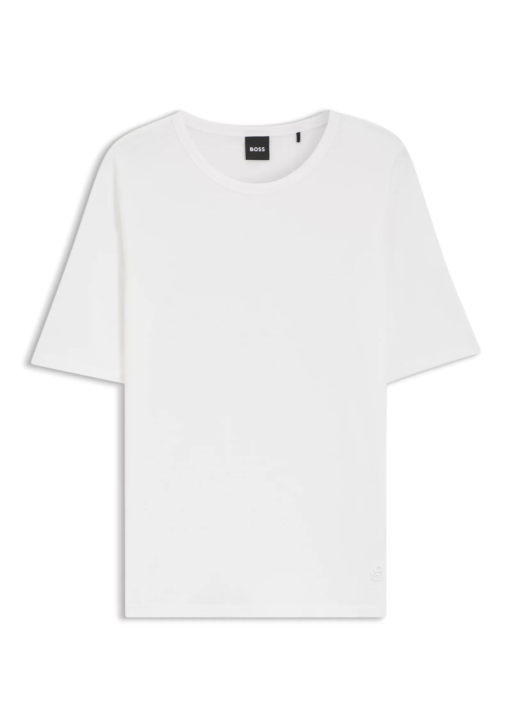 Slim-fit T-shirt in cotton, modal and silk