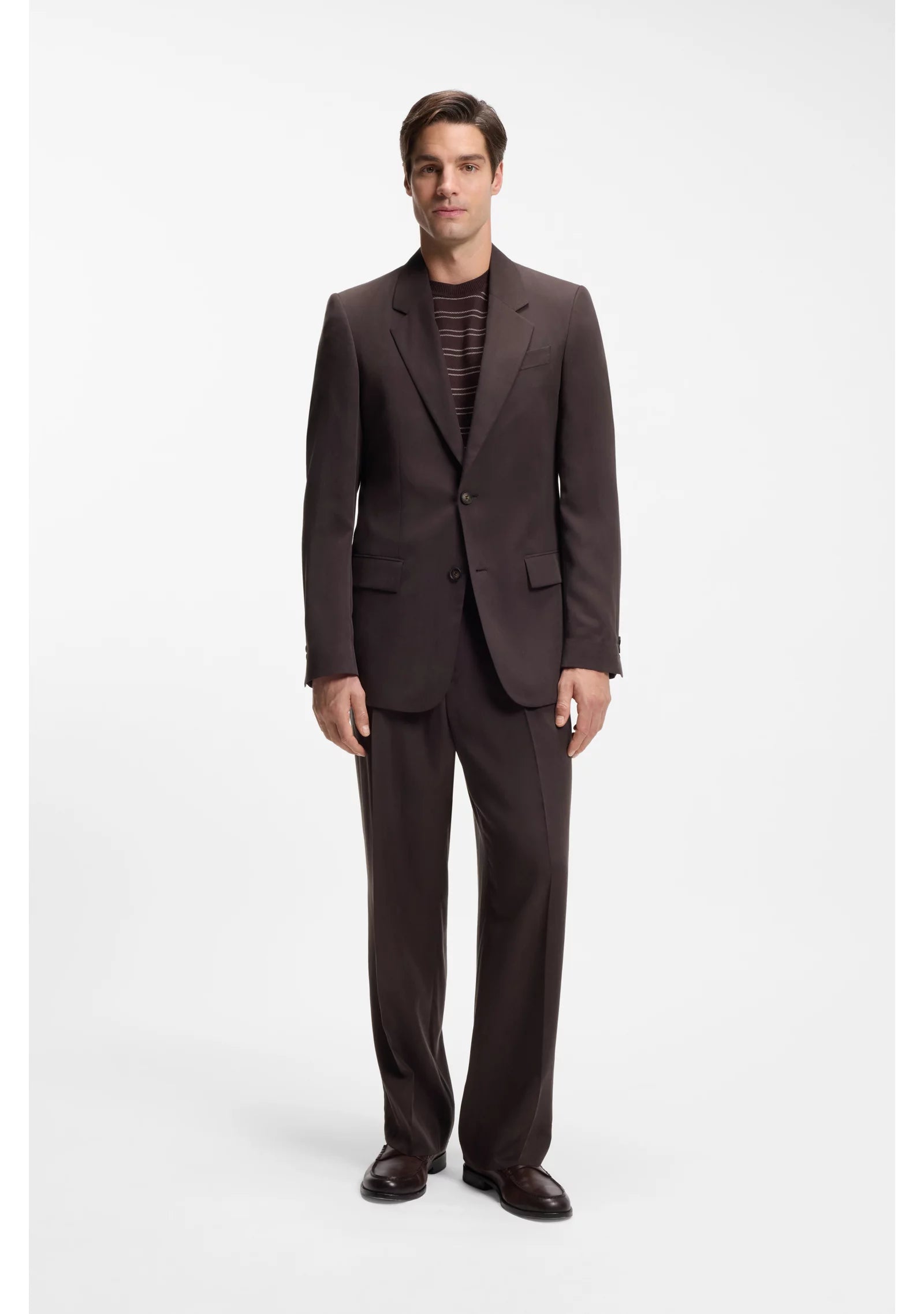 Relaxed-fit suit jacket in twill