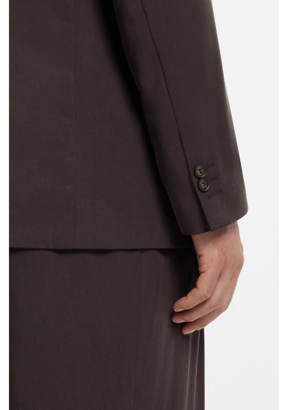 Relaxed-fit suit jacket in twill
