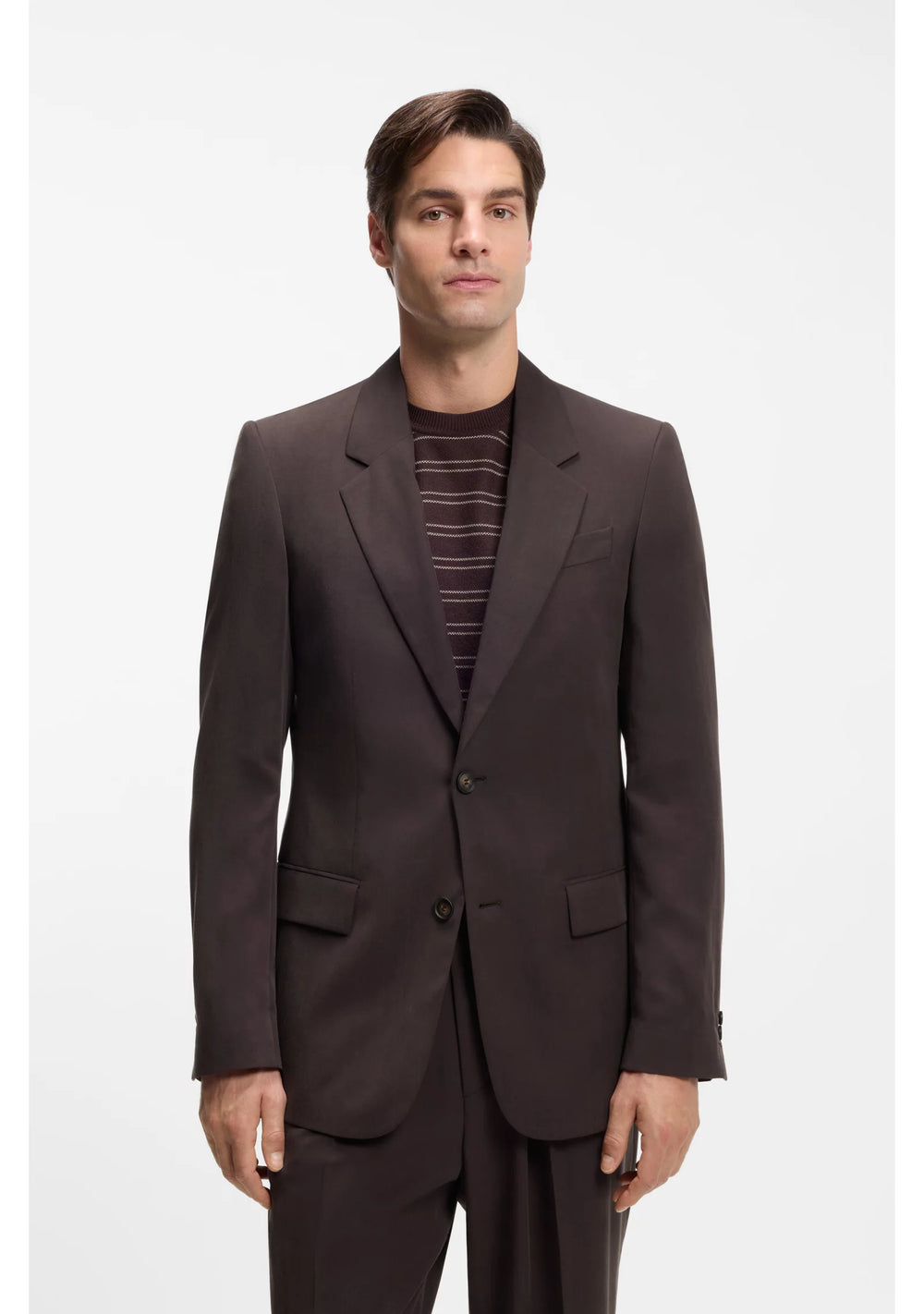 Relaxed-fit suit jacket in twill