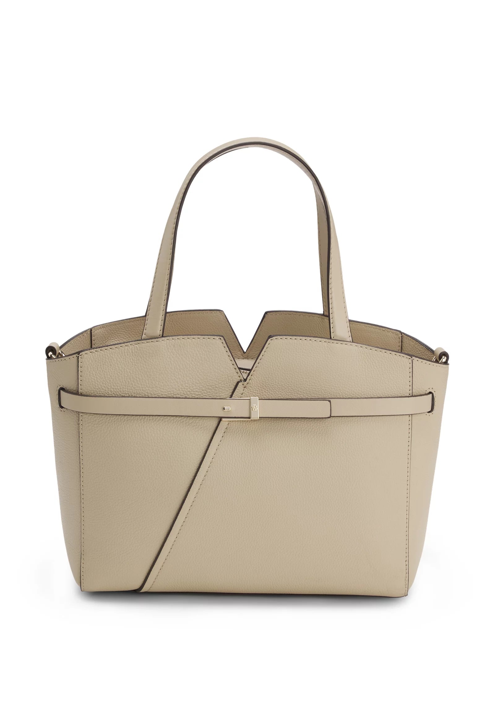 BOSS Revers small leather tote bag with belt detail