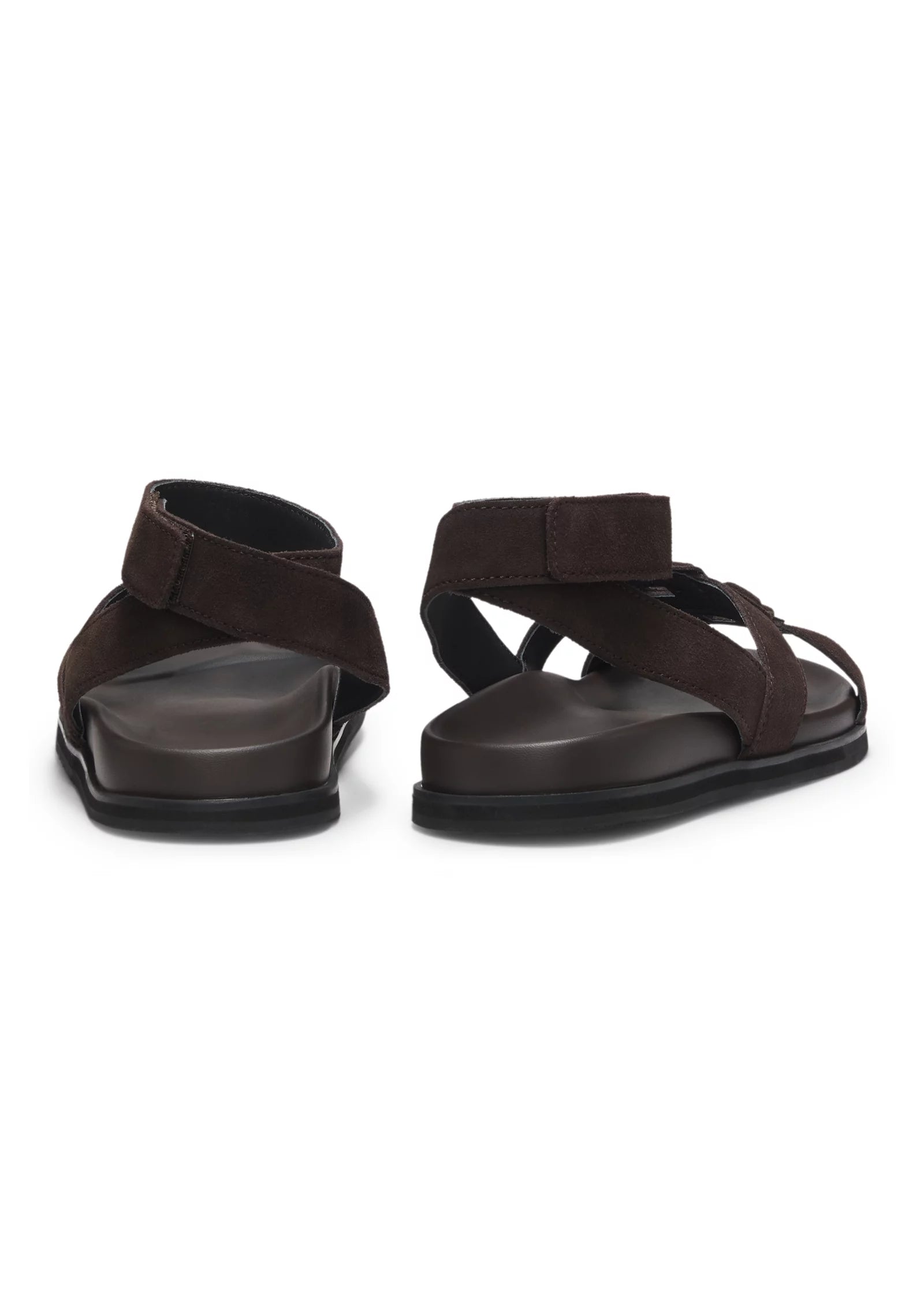 Suede sandals with Double B monogram