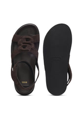 Suede sandals with Double B monogram
